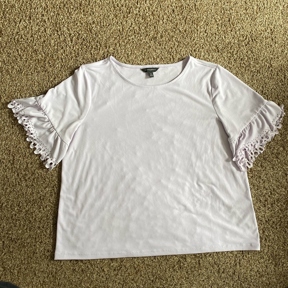 Lavender/Grayish short sleeve top